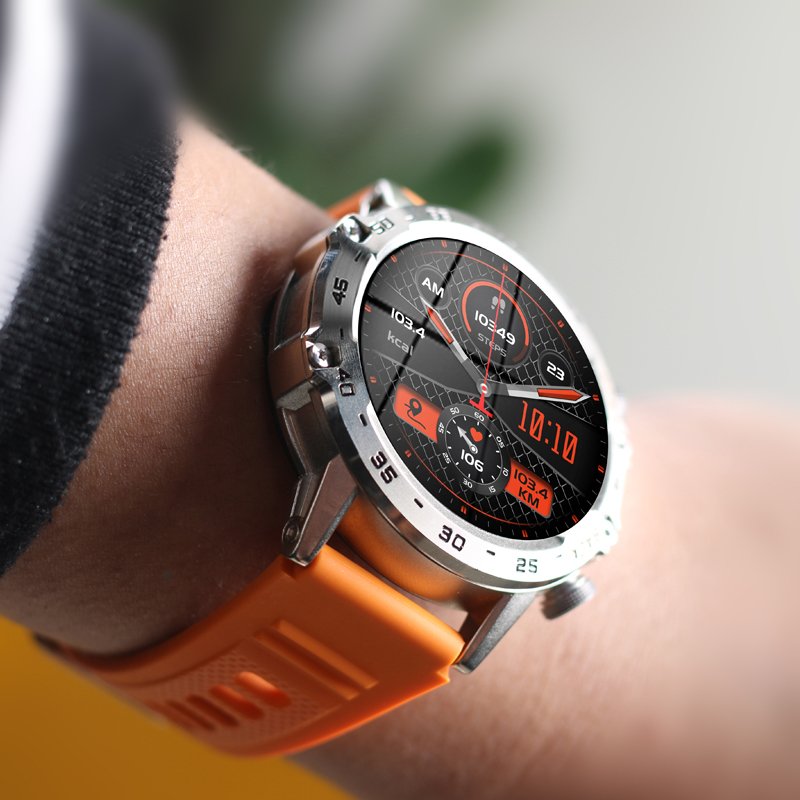 2023 Men Smartwatch K52 Outdoor Watch 1.39inch HD Display Chip RTL8763EW BT Calling 20 Sport Modes Heart Rate Monitoring