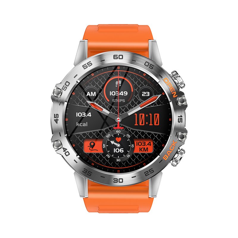 2023 Men Smartwatch K52 Outdoor Watch 1.39inch HD Display Chip RTL8763EW BT Calling 20 Sport Modes Heart Rate Monitoring