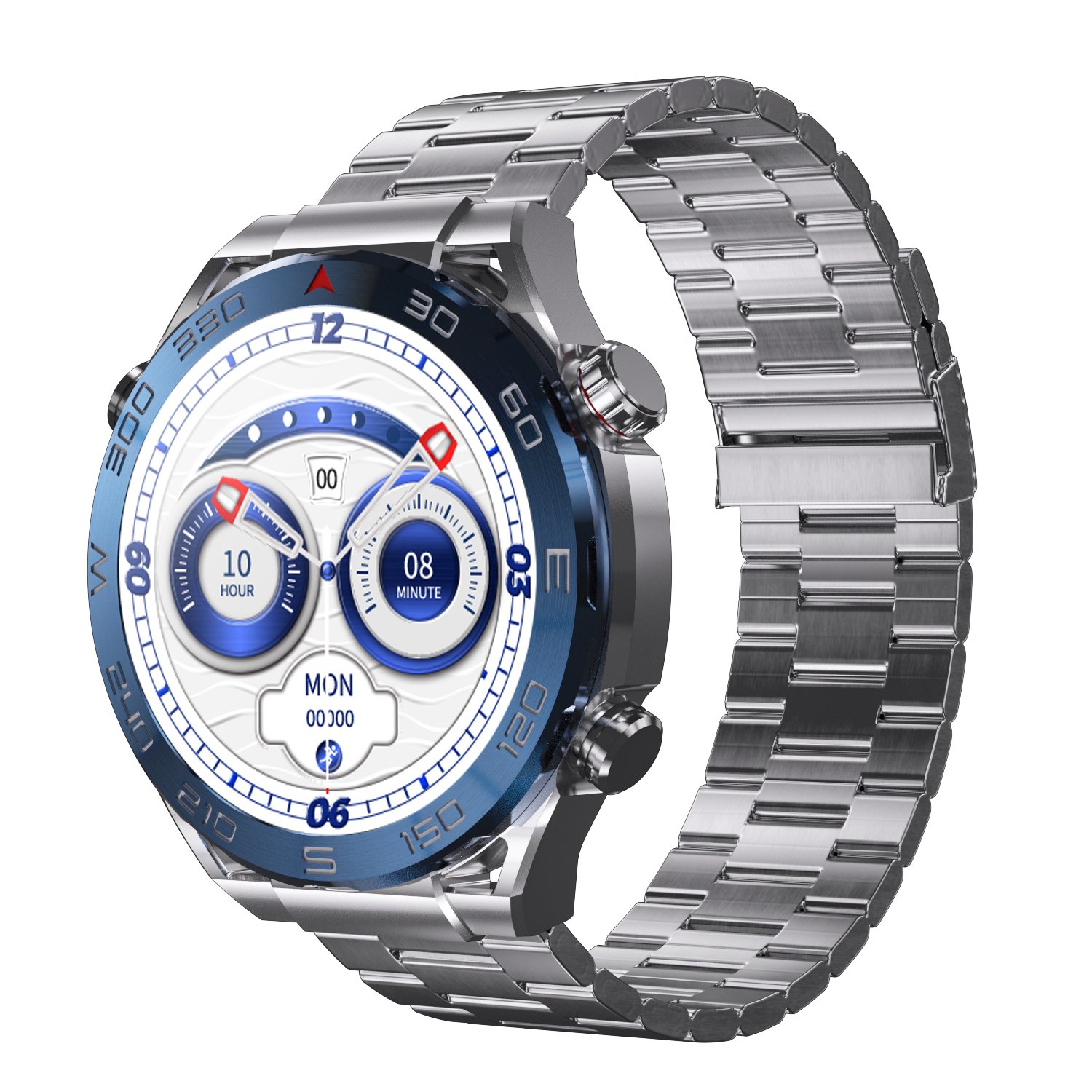 ZD5 Ultra mate Hot sale Smart watch 2023 Business Sports NFC IP68 Waterproof BT call Wireless Charge with Double Straps watch