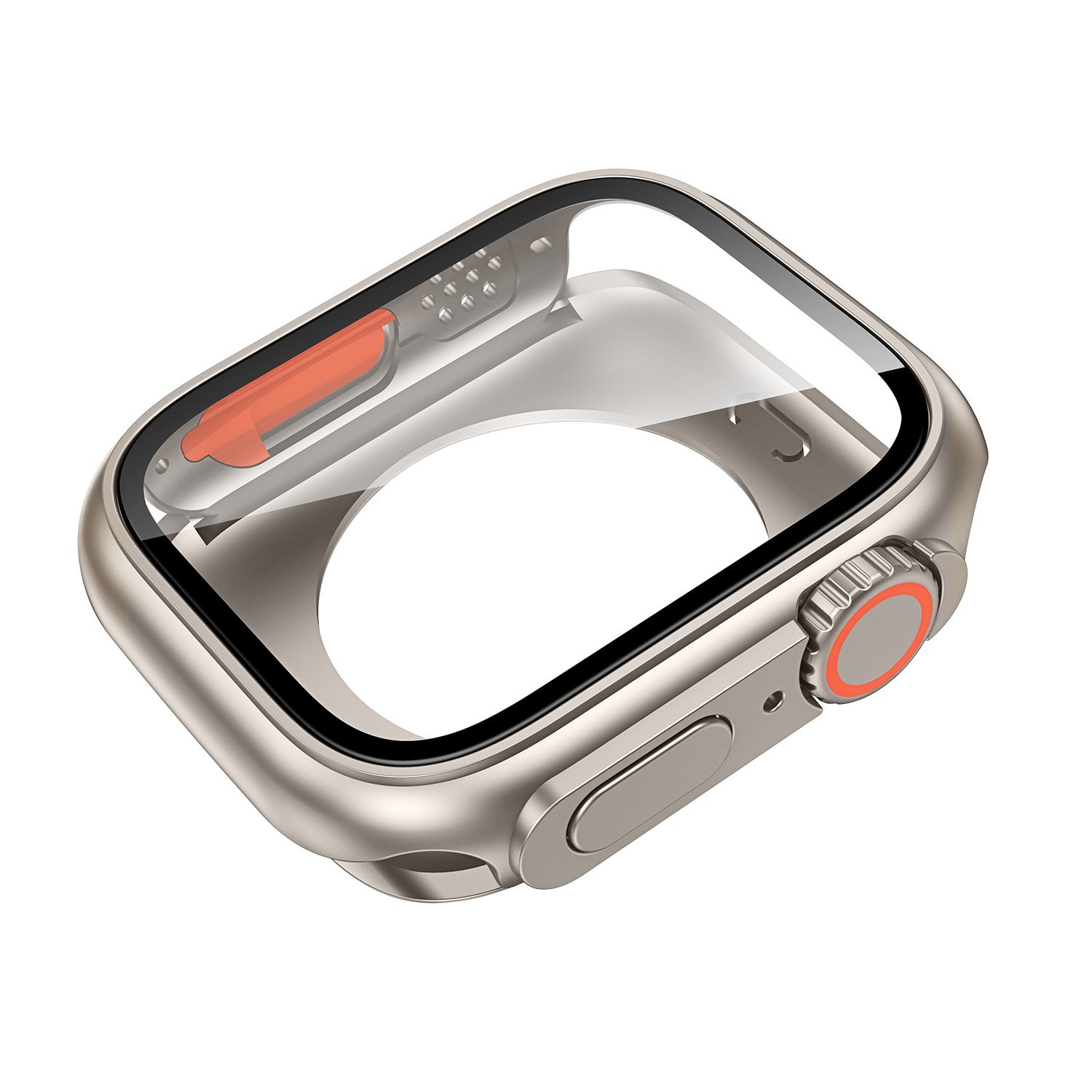 PC Glass Full protection smart watch case Change your Watch to Ultra For Apple watch