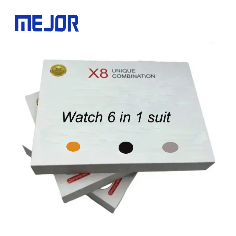 Adjustable strap T500 Smartwatch unique rubber bracelet T55 Sports wrist band X7 Smart Watches suit