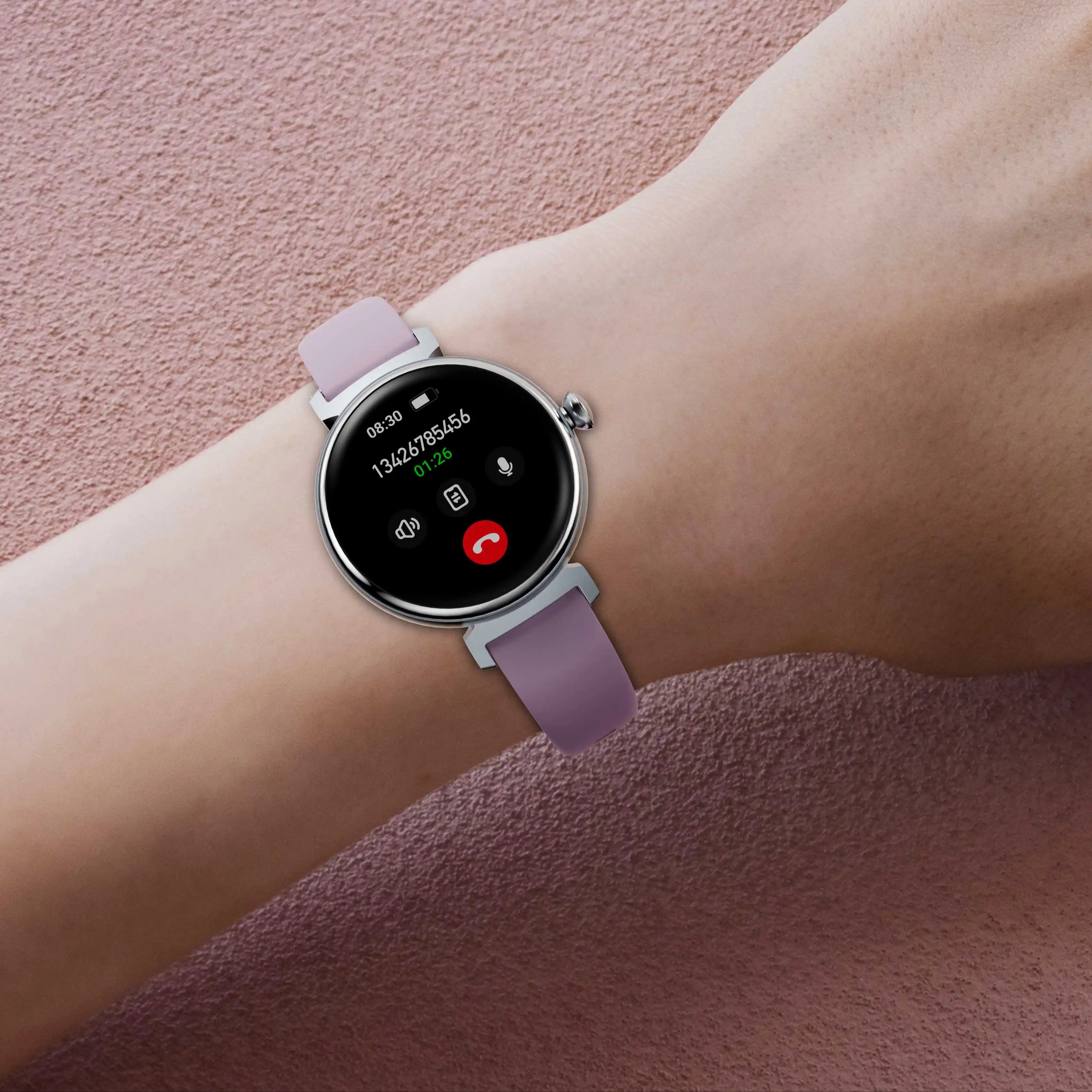 Gold Smart Watch For Women S901 Heart Rate Monitoring Music Control Message Push Waterproof Watch Fashion Smart Watch For Women