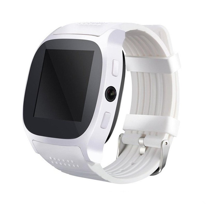 Factory Cheap Smartwatch T8 SIM Card Support Heart Rate Monitor Fitness Tracker Smart Watch with Camera for Men