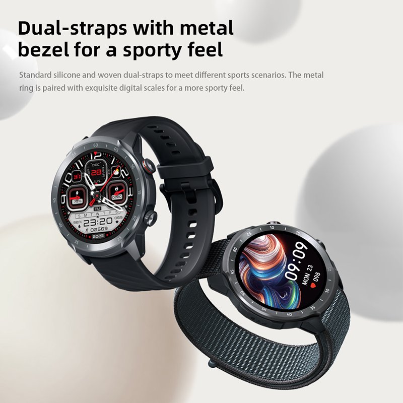 Global Version Mibro Smart Watch A2 Battery Life 2ATM Waterproof 70 Sports Modes Heart Rate Monitoring Sporty Look