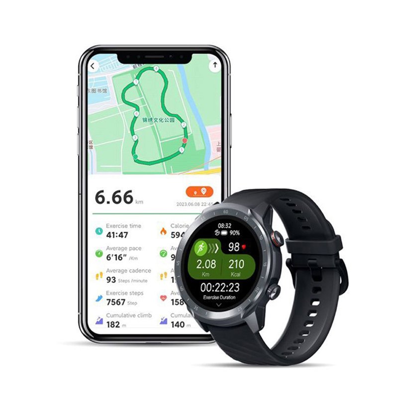 Global Version Mibro Smart Watch A2 Battery Life 2ATM Waterproof 70 Sports Modes Heart Rate Monitoring Sporty Look