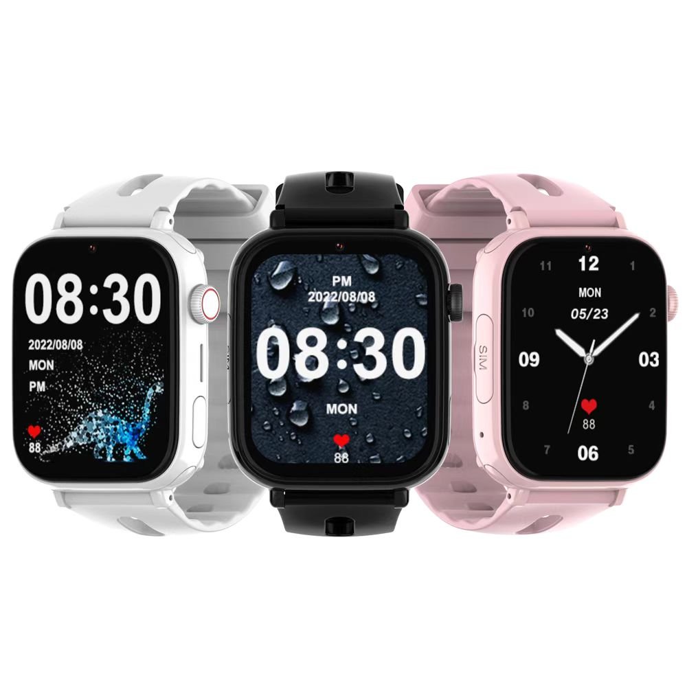 2024 Newest Cheaper Kids GPS Location Smart Watch SOS Video Call Mobile Phone Watch CT20 4G SIM Card Smartwatch with Camera