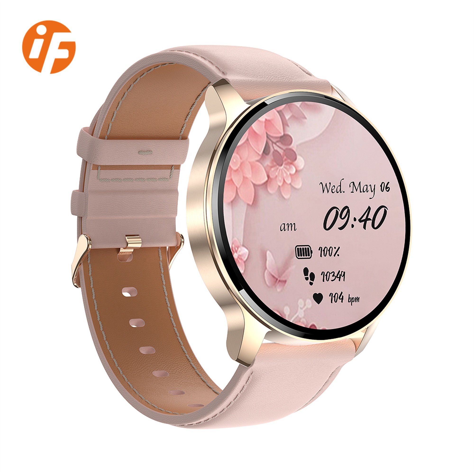 INNOFOVO I50 reloj inteligentes redondos 1.32 inch round screen heart rate sleep monitor smart watch