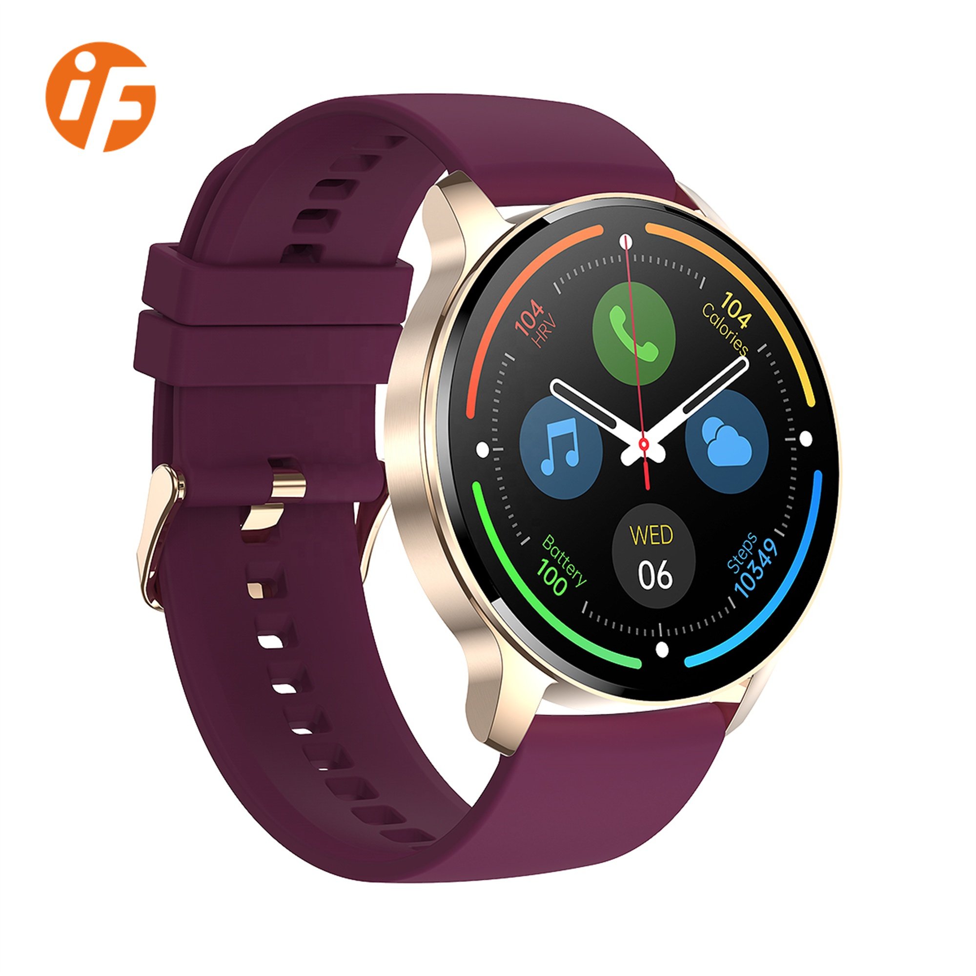 INNOFOVO I50 reloj inteligentes redondos 1.32 inch round screen heart rate sleep monitor smart watch