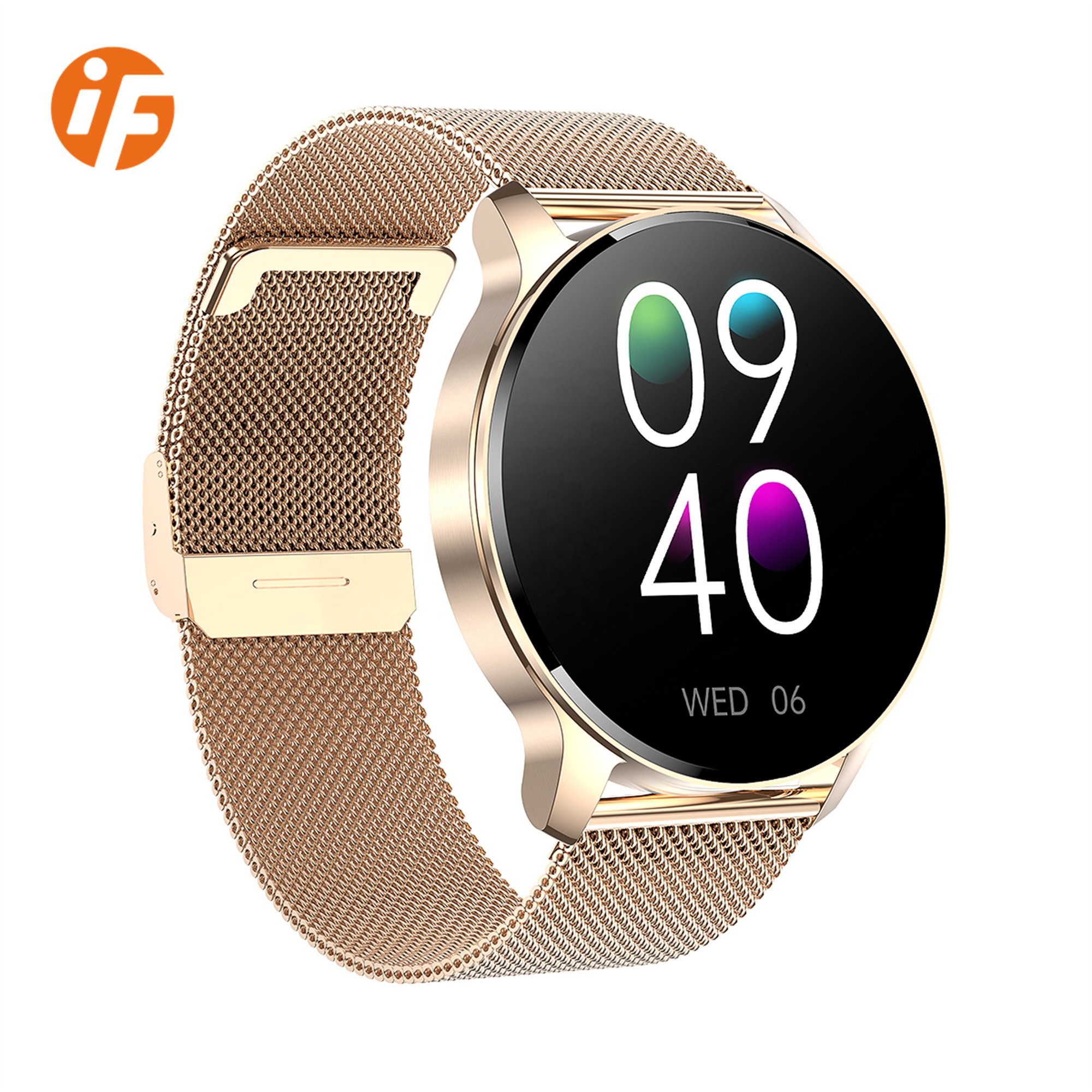 INNOFOVO I50 reloj inteligentes redondos 1.32 inch round screen heart rate sleep monitor smart watch