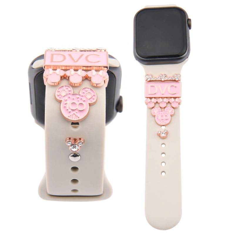 Factory Wholesale metal Watch band charms For i Watch strap 38/40/42/44 mm Smart watch charms For i iWatch 6 se Strap