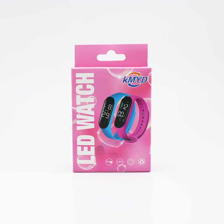 Wholesale Silicone LED Children Wrist Children Reminder Unique Kids Digital Watches Plastic Sport Watch
