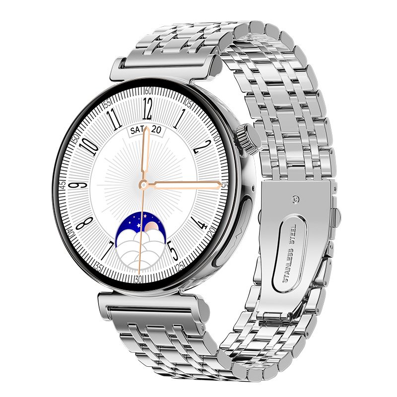 2024 Lady Smart Watch JA02 BT Call 1.28 Inch Amoled Screen Women's Health Heart Rate Fitness Tracker Smartwatch