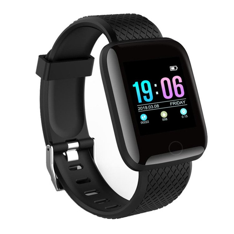 Hot Selling smart watch 116 plus wrist band bracelet blood pressure sport wristband fitness a6s smartwatch