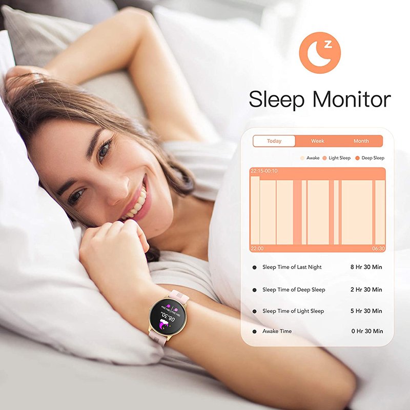 Hot Selling LW11 Full Round Touch Screen Unisex Smart Watches with Multiple Sport Mode