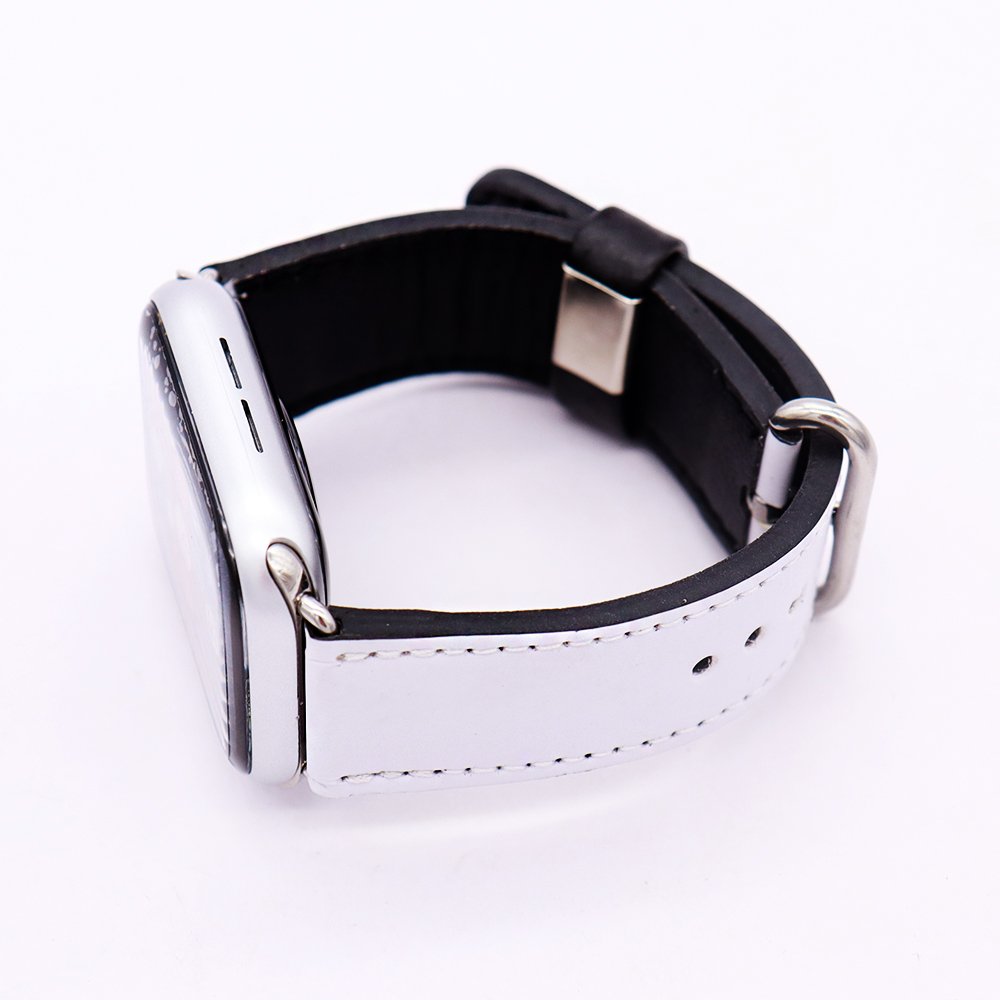 Luxury Custom Smart Sublimation Leather Watch Bands Customizable For Series 7 Strap Iwatch Series 7 Watch Band
