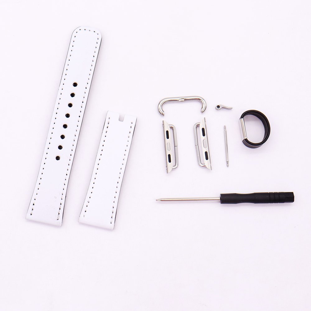 Luxury Custom Smart Sublimation Leather Watch Bands Customizable For Series 7 Strap Iwatch Series 7 Watch Band