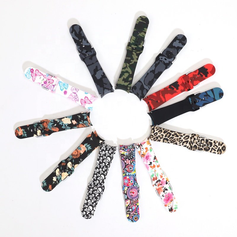 Wellfine Custom Silicone Smart Watch Strap for Apple 38mm 40mm 41mm 42mm 44mm 45mm Silicone Watch Strap