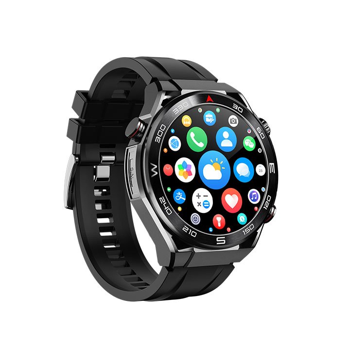 New Round 4G Smartwatch AMOLED Screen NFC Video Call Dual Camera Download Apps WIFI Sim Card Watches B8 Smart Watch With Android