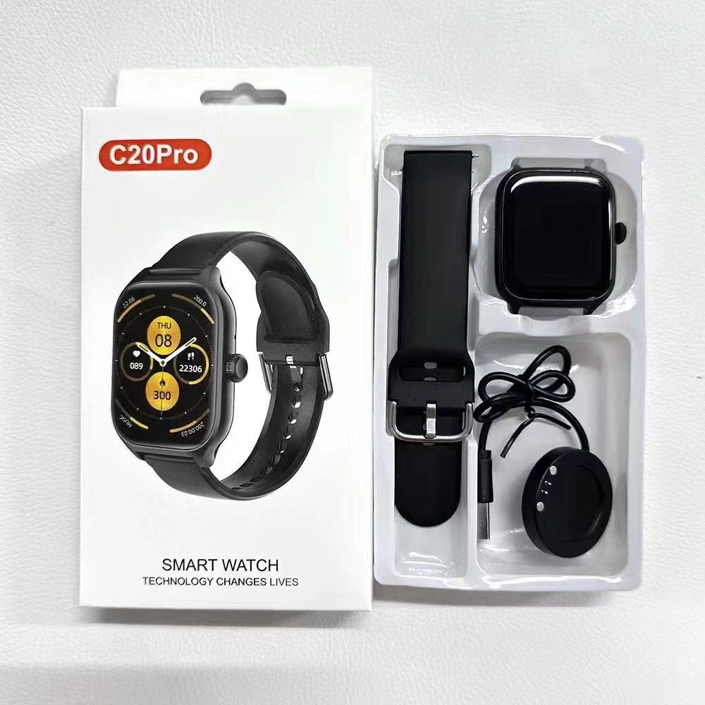 New Arrivals 2024 High Quality C20 PRO Smartwatch Fitness Sports Waterproof Android Fashion Reloj Inteligente Smart Watch