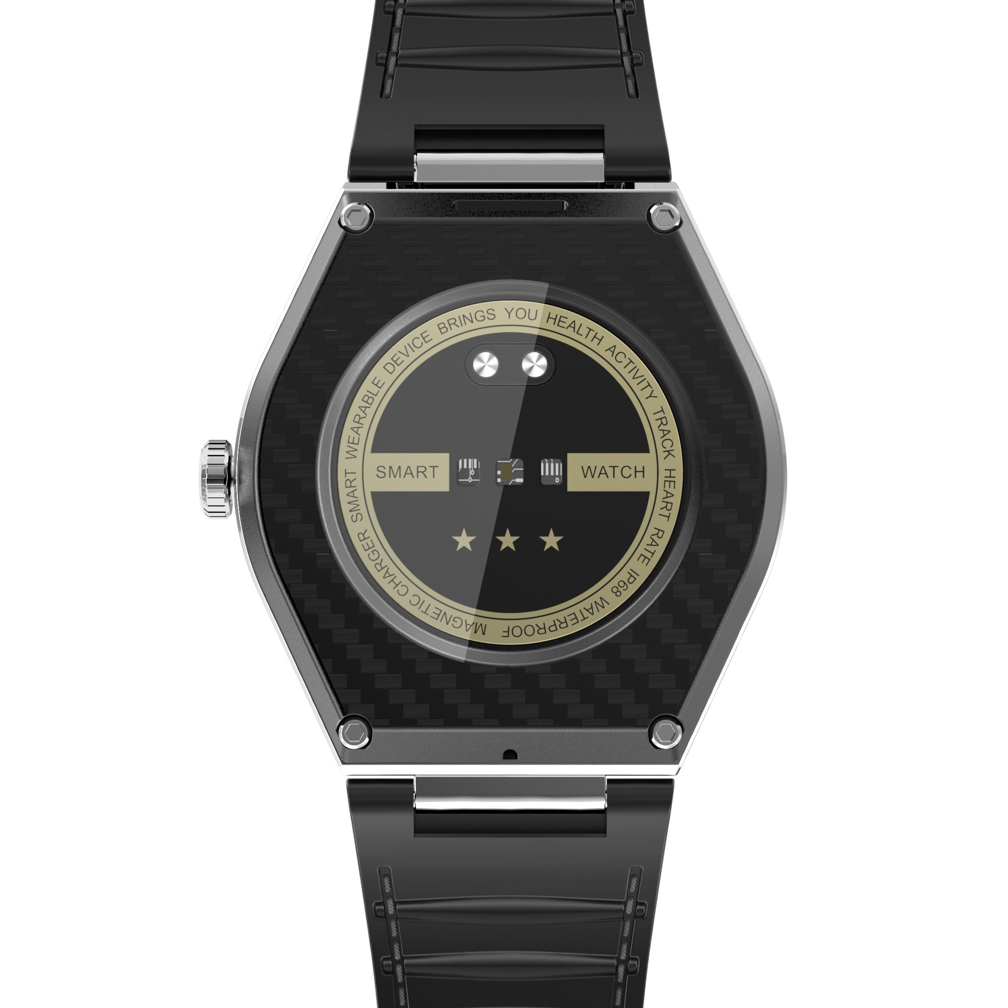 AW12 High Resolution Full touched fitness tracker rotating crown UI change IP67 bluetooth calling smart watch