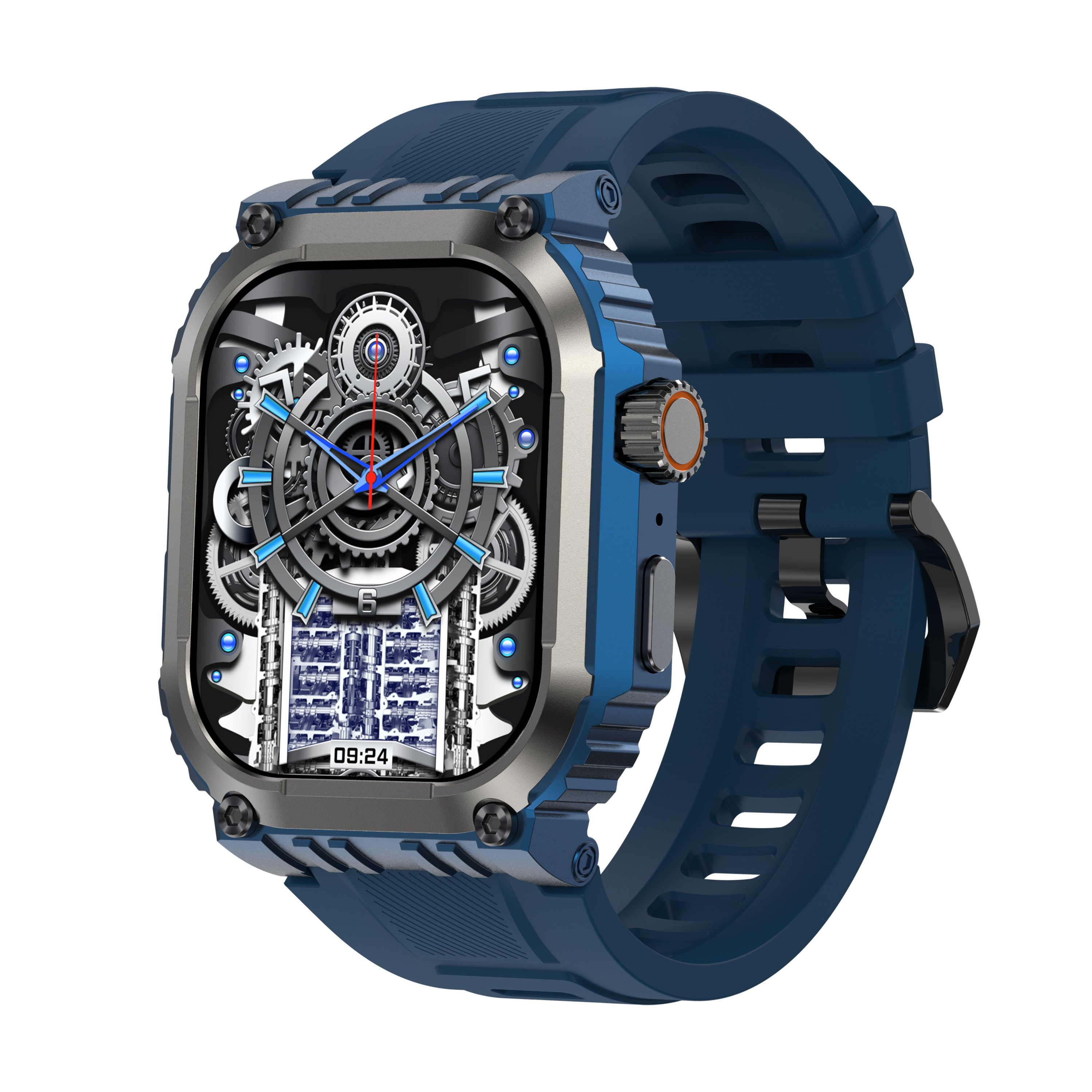 2024 GPS Smart Watch LG101 1.83inch Screen BT Call 410mAh Battery IP68 Waterproof Heart Rate Outdoor Sports Smartwatch for Men