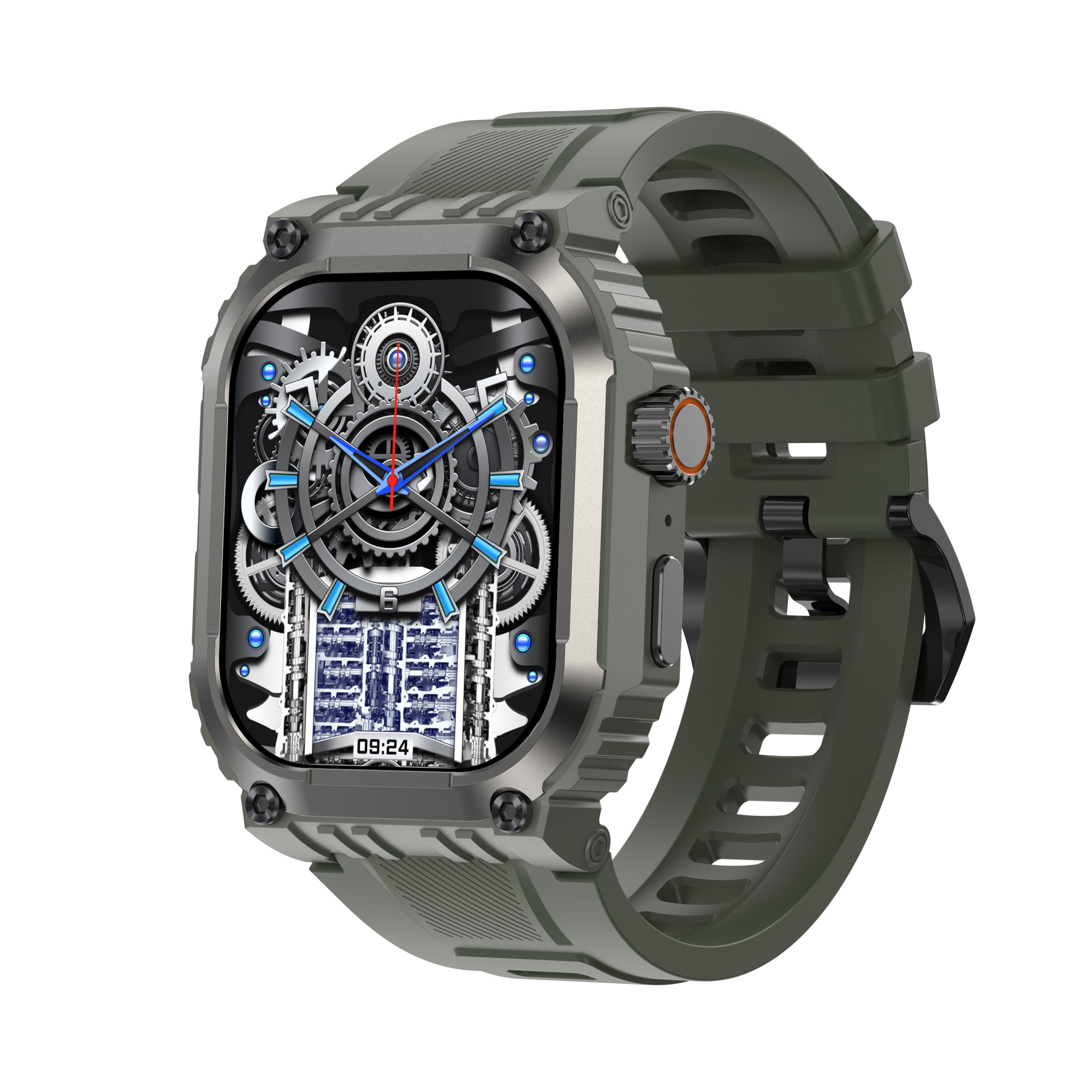 2024 GPS Smart Watch LG101 1.83inch Screen BT Call 410mAh Battery IP68 Waterproof Heart Rate Outdoor Sports Smartwatch for Men