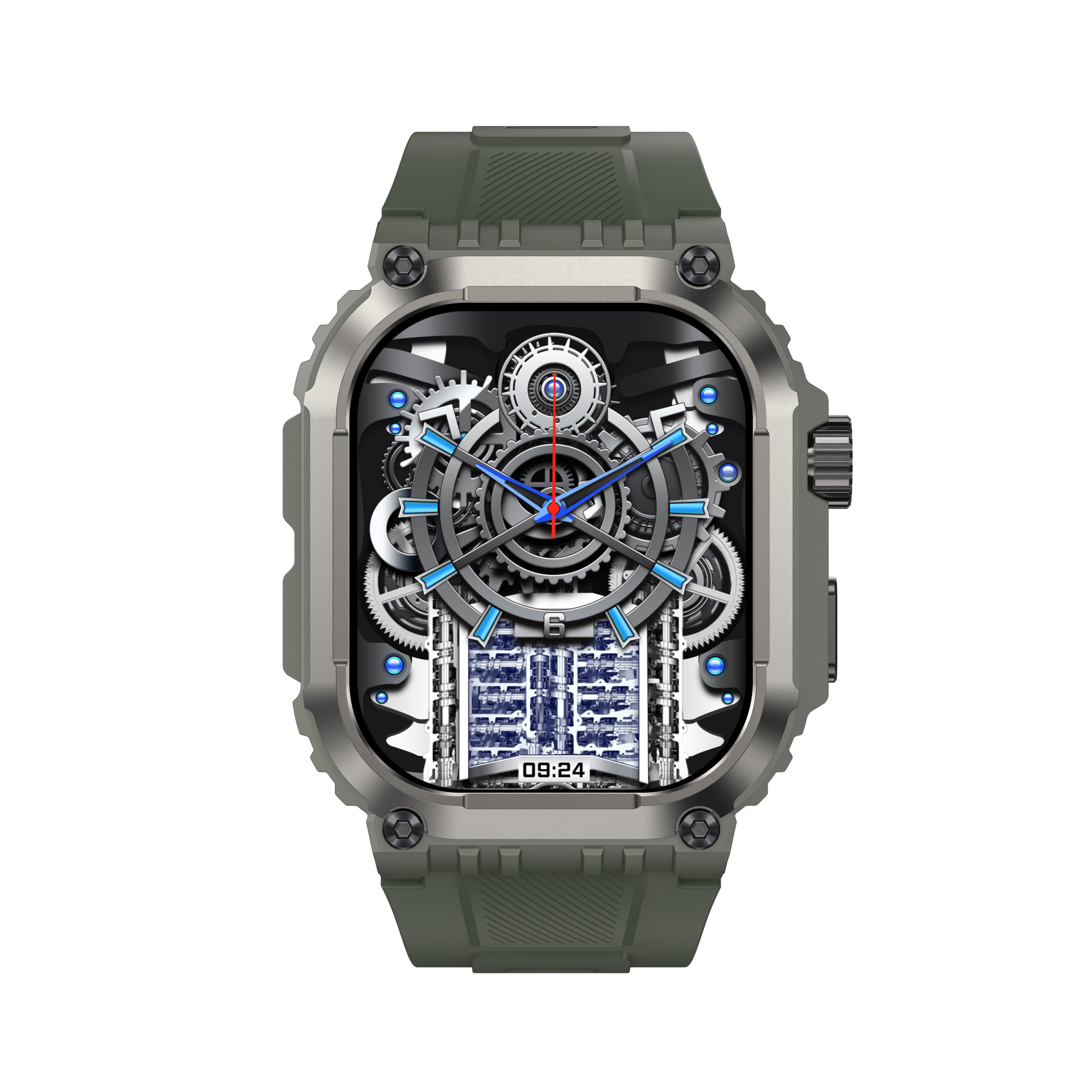 2024 GPS Smart Watch LG101 1.83inch Screen BT Call 410mAh Battery IP68 Waterproof Heart Rate Outdoor Sports Smartwatch for Men
