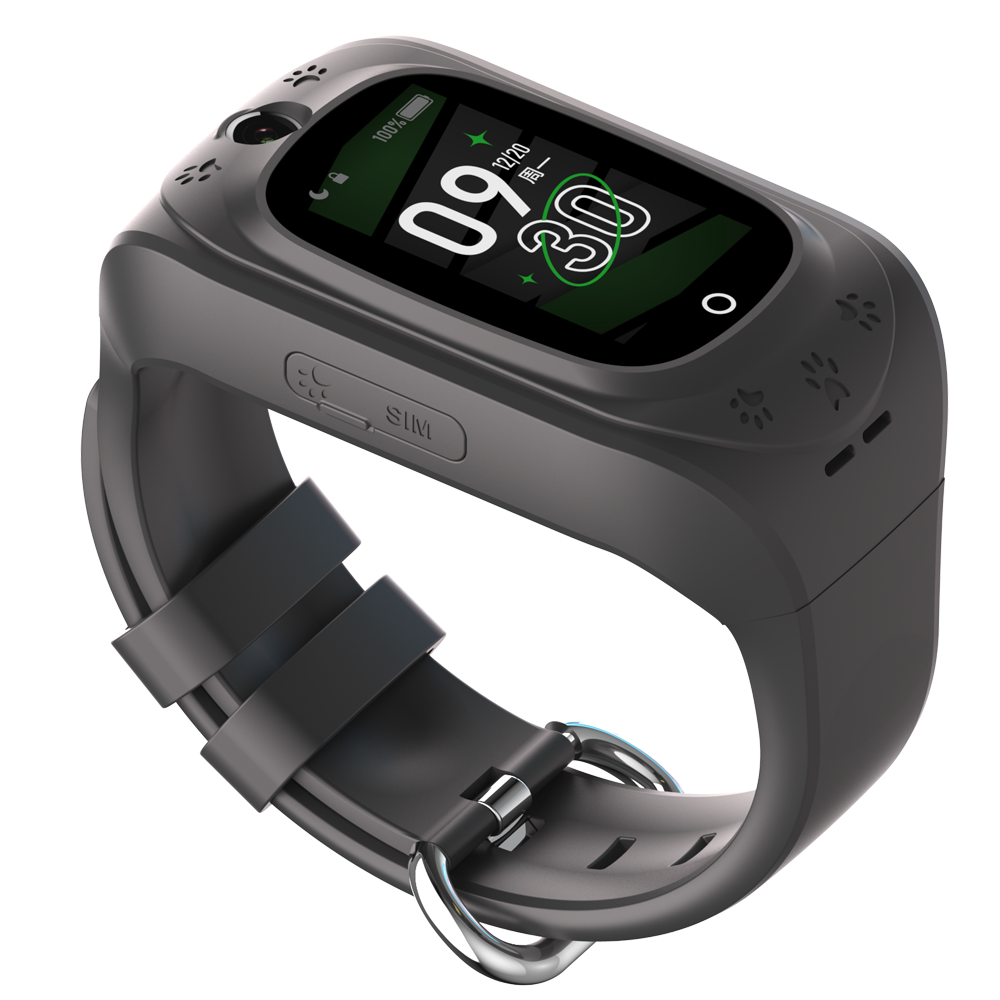 Mini Bracelet Design Smart Baby Watch 0.98 inch IPS Screen Simple Functions SIM Card Camera Support Multiple Positioning Watch