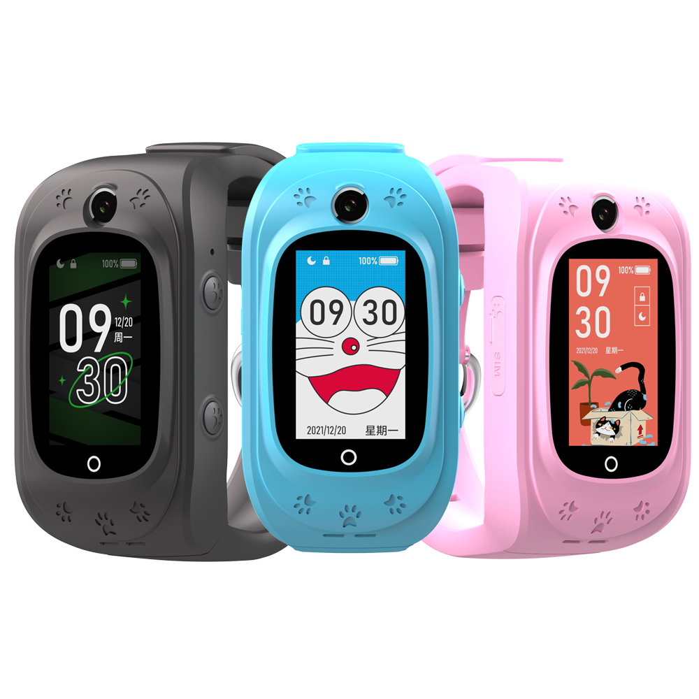 Mini Bracelet Design Smart Baby Watch 0.98 inch IPS Screen Simple Functions SIM Card Camera Support Multiple Positioning Watch
