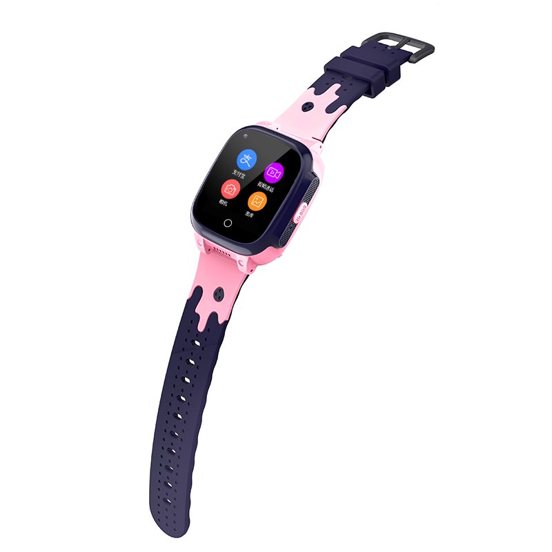 BOL.COM 2022 Kids smart watch Y95 C1 4G GPS tracker children GPS horloge with HD Video Call Dutch language black color available