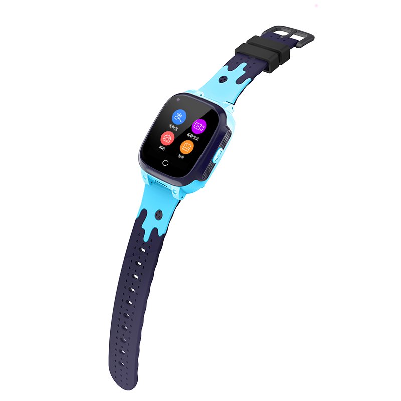 BOL.COM 2022 Kids smart watch Y95 C1 4G GPS tracker children GPS horloge with HD Video Call Dutch language black color available
