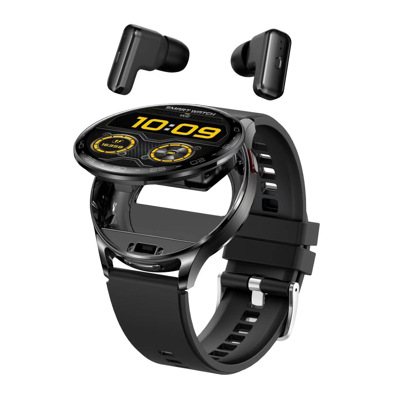 T97 Wireless BT headset 2-in-1 smartwatch Earbuds Heart rate Blood pressure Noise Reduction custom Smart Watch with headphones
