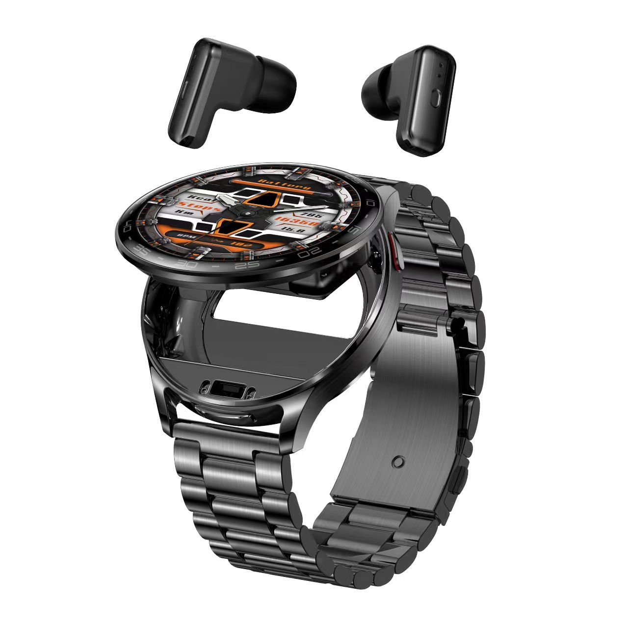 T97 Wireless BT headset 2-in-1 smartwatch Earbuds Heart rate Blood pressure Noise Reduction custom Smart Watch with headphones