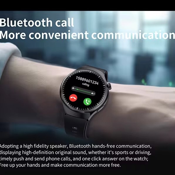 2024 Newest Gold Round Screen Smartwatch Watch 4 Pro Steel Straps Reloj Inteligente Bt Calling Watch 4 Pro Smart Watch for men