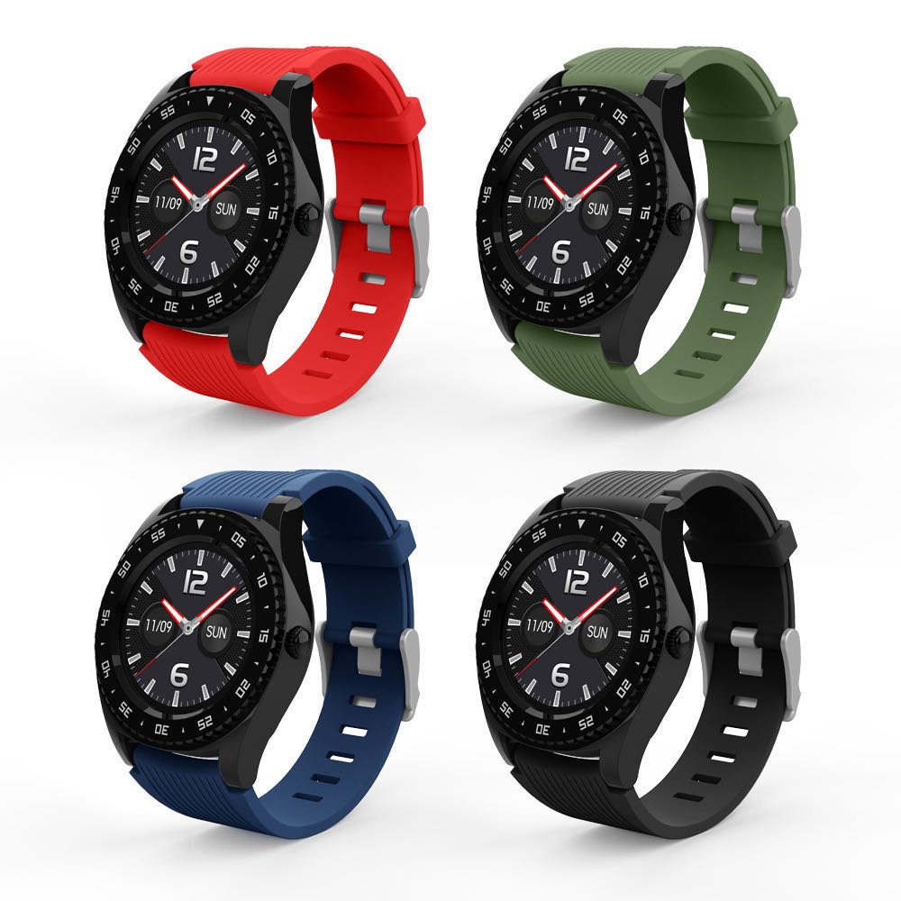 Round screen design with SIM card slot phone calls sport fashion reloj Smart Watch 2025 with camera
