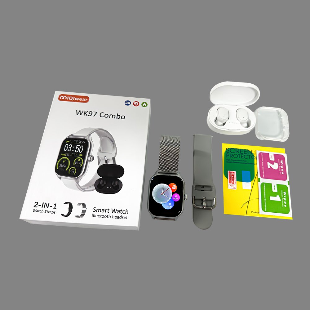 WK97 2 In 1 smart Watch ultra 9 BT Call Smartwatch Serie 9 I8 Ultra max connecte t800 smart watch with earbud PK T55 M69 PRO MAX