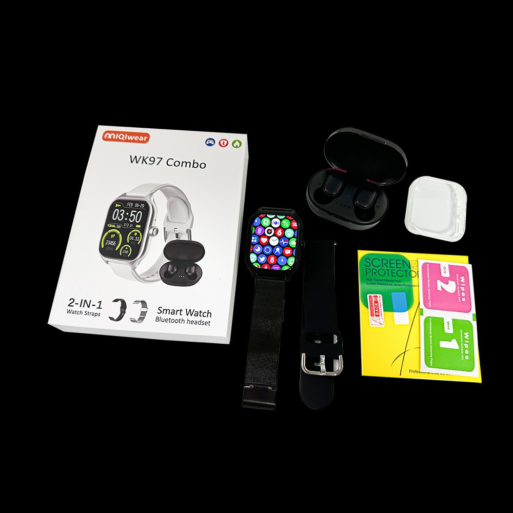 WK97 2 In 1 smart Watch ultra 9 BT Call Smartwatch Serie 9 I8 Ultra max connecte t800 smart watch with earbud PK T55 M69 PRO MAX
