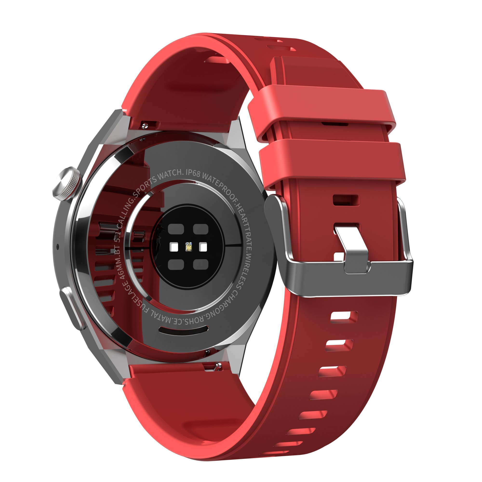 Round Screen Smart Watch Men Waterproof BT Calling 1.43inch Amoled Screen Health Monitoring Voice Assistant Smartwatch