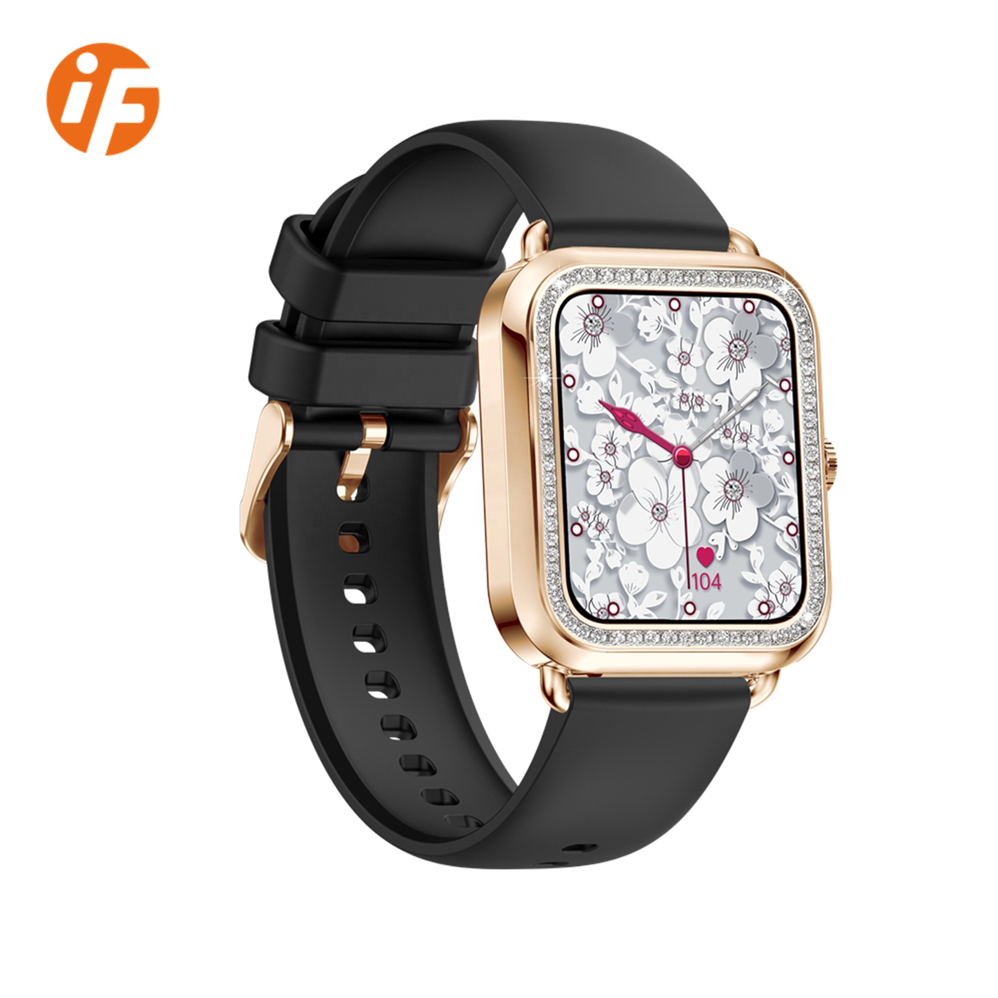 Wholesale 2023 INNOFOVO I68 Woman IP68 Waterproof Sport Square Smart Watch