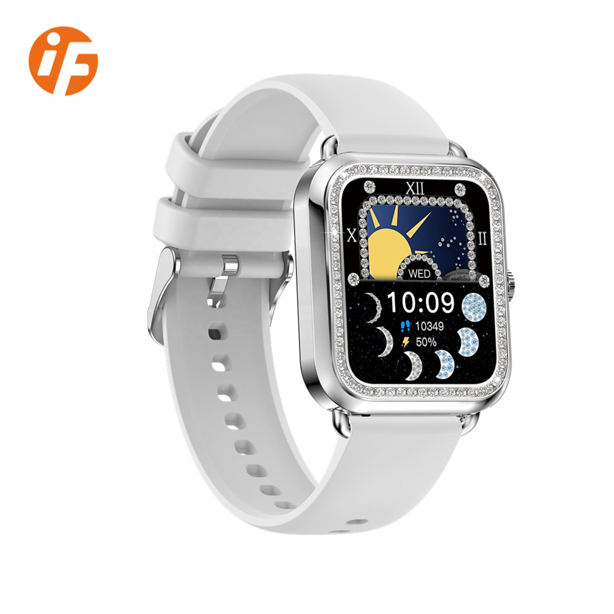 Wholesale 2023 INNOFOVO I68 Woman IP68 Waterproof Sport Square Smart Watch