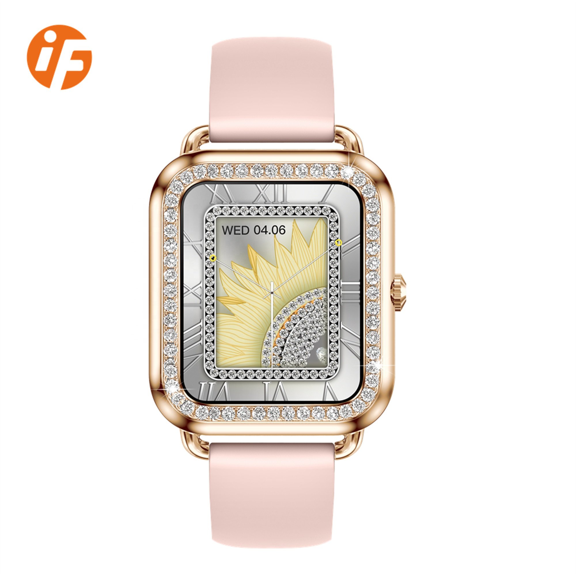 Wholesale 2023 INNOFOVO I68 Woman IP68 Waterproof Sport Square Smart Watch
