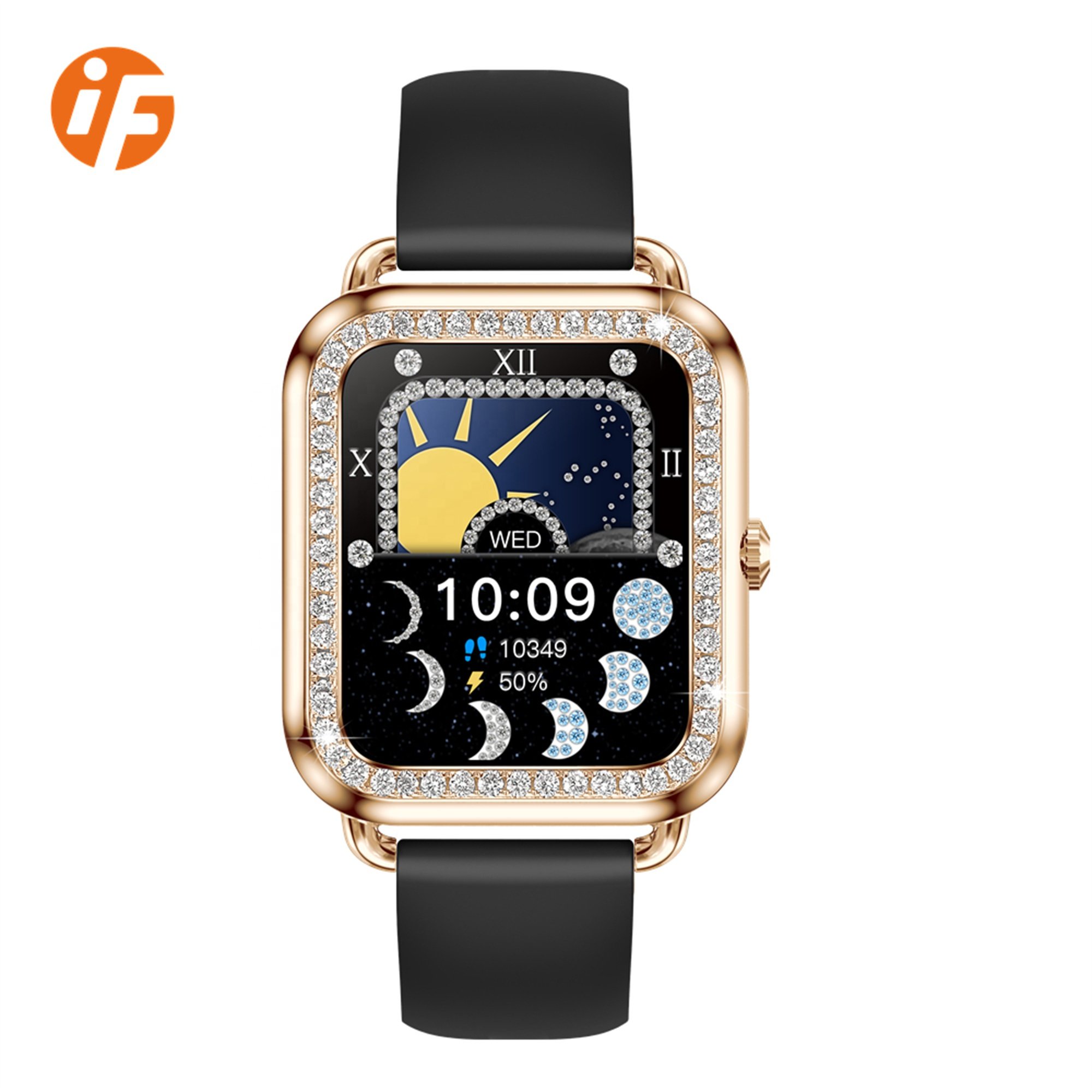 Wholesale 2023 INNOFOVO I68 Woman IP68 Waterproof Sport Square Smart Watch