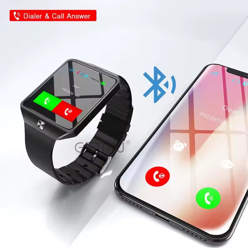 2024 Waterproof Smart Watch dz09 With Sim Card and Camera Phone Watch for Kids