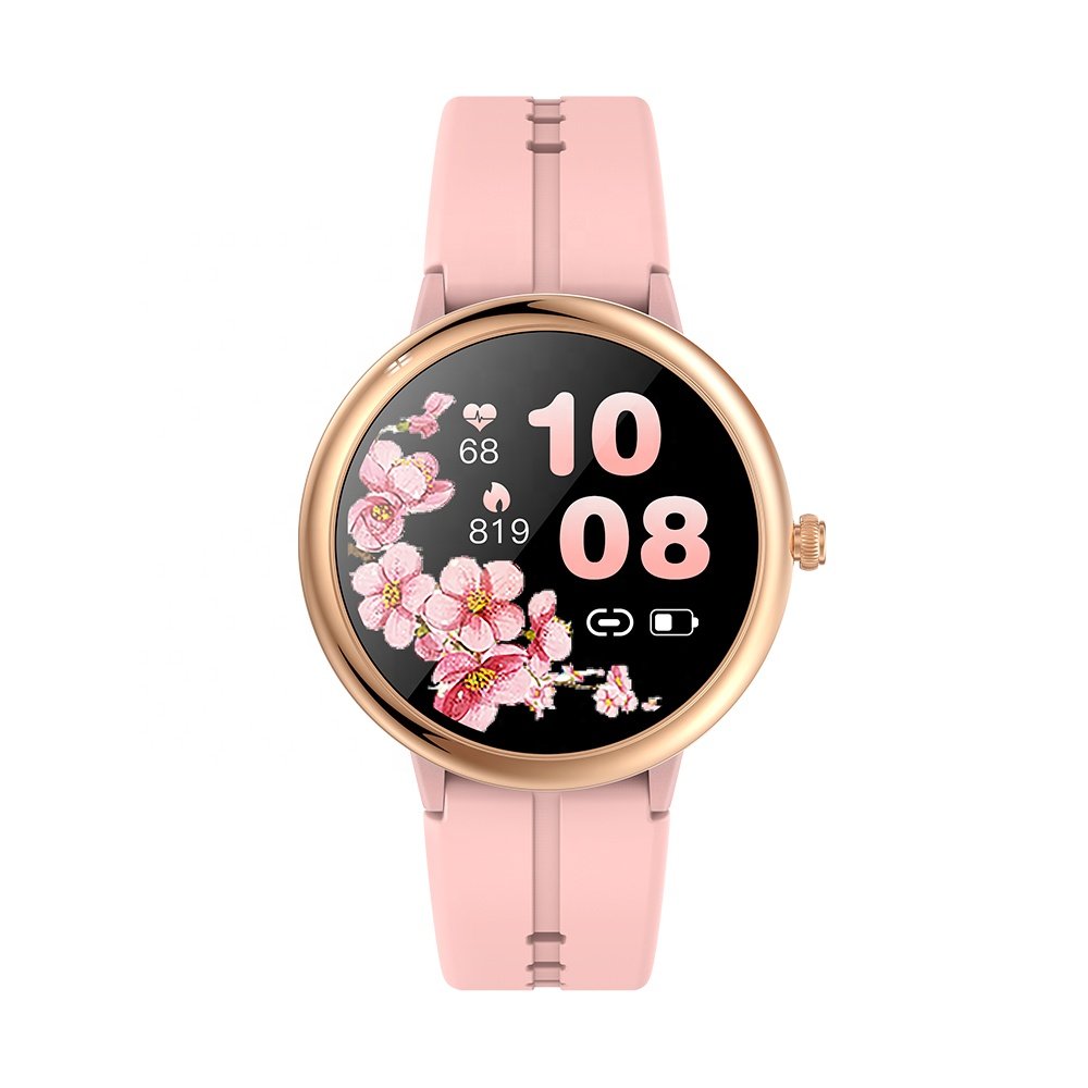 Ladies Smart Watch R8 for Women with Heart Rate Blood Pressure Oxygen Monitor Round Screen Smart Watches New Arrivals 2022