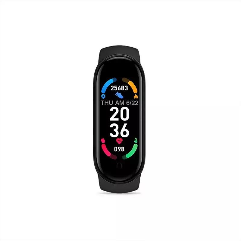 2021 NEW Reloj Inteligente M6 Sport Play Music Bracelet Smart Watch M6 Smart band for Android iOS