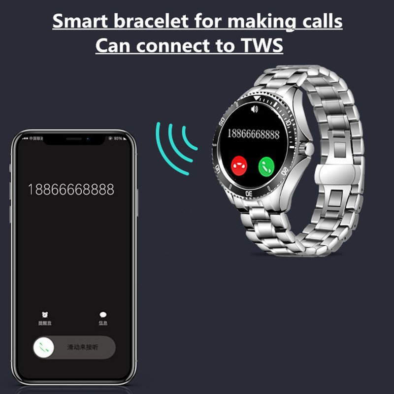 Z69 Smart Watch Wireless Call Heart Rate Fitness Music Player Smart Bracelet Waterproof Smartwatch for Android Ios Sports Alloy