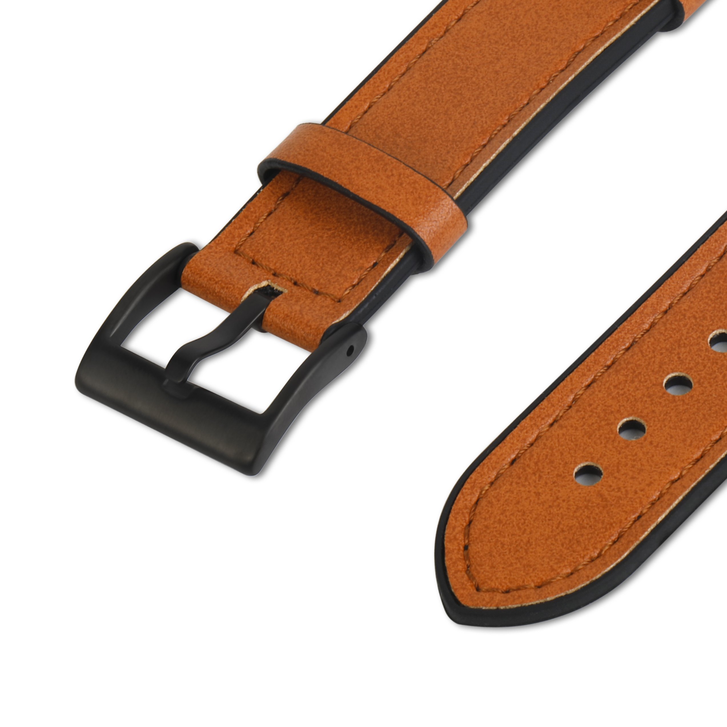 OEM Luxury Vintage Wristband Rubber Hybrid Watch Strap Band for Silicone Men Smart Watch Italian Calf Leather 20mm 22mm 10 Charm