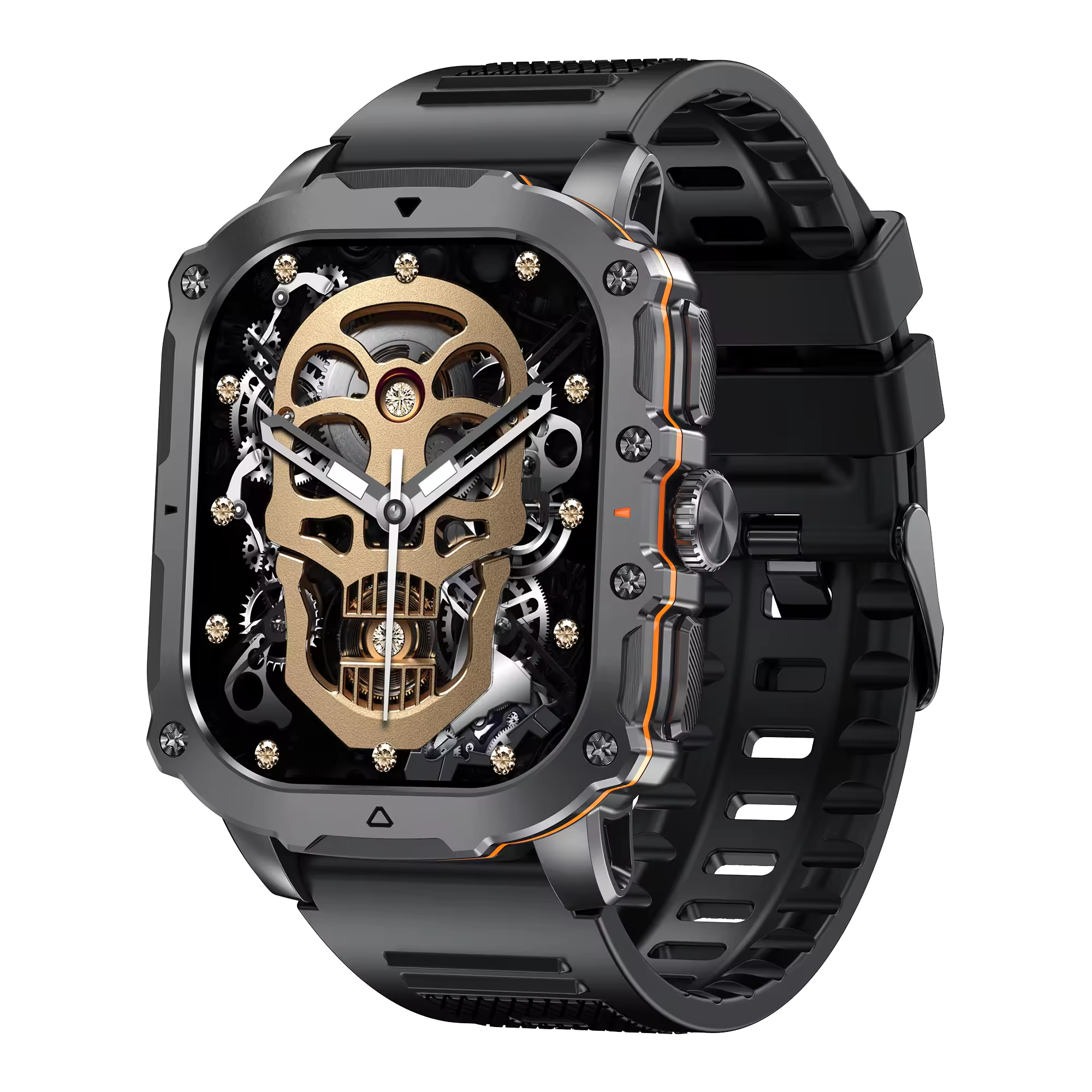 Hot Selling AK72 1.95inch 410*502 BT Calling 128MB Memory 123+ Sport Modes Dynamic heart Rate Cycle Tracking Amoled Smart Watch