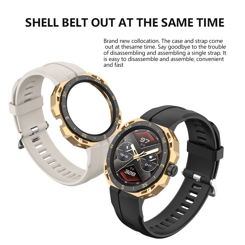 Smart Watch Accessories Silicone Watch Strap Case For Huawei Gt Cyber Smart Watch