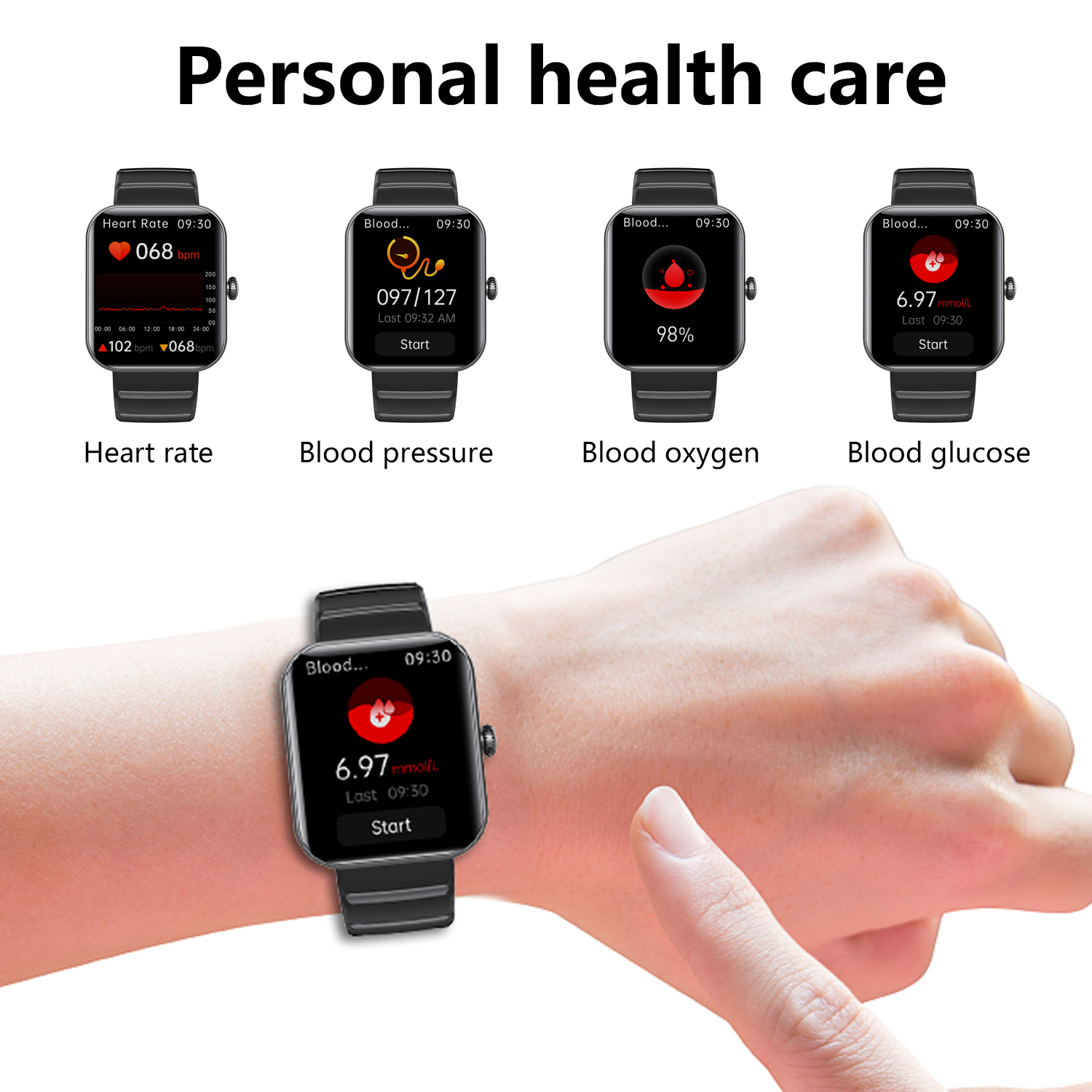 2024 4G Hombre Watch For Men Smart Sim Card Android With Earbuds 7 In 1 Charger Waterproof Smart Watch